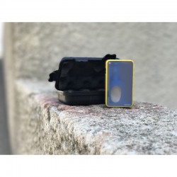 SQUONKER Yellow BOX - Armageddon Mfg, Door Frosted Blue