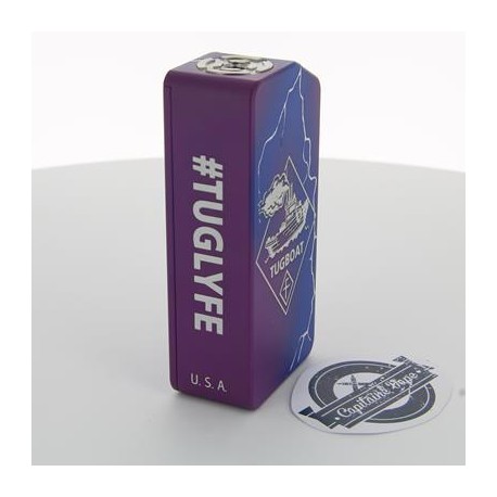 TUGLYFE UNREGULATED BOX MOD V2 [SERIES] Purple/Blue/White Lightning